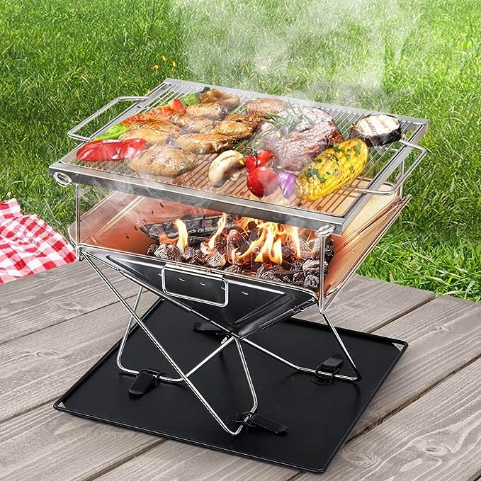 Portable Fire Pit And Grill